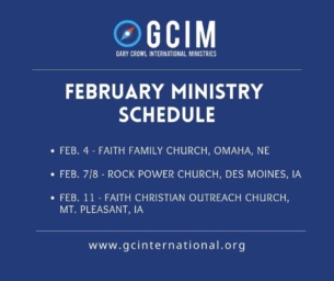 February Ministry Opportunities